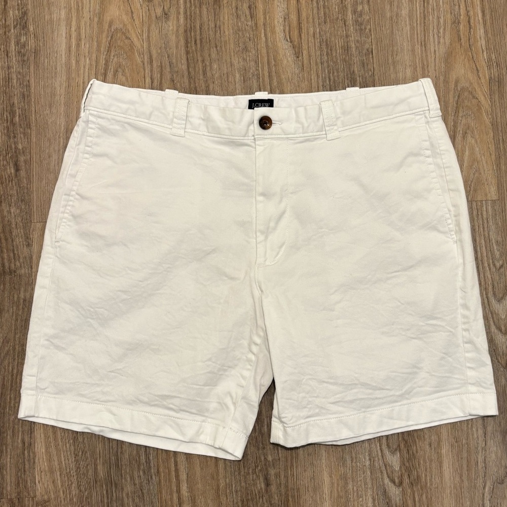 J. Crew Men's White Shorts